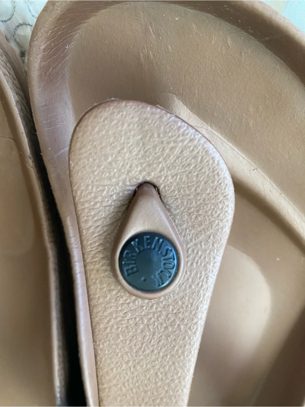 Birkenstock Gizeh EVA Sandals Bronze Gold Metallic Vibe Thong Sandal EU38 - Picture 11 of 16